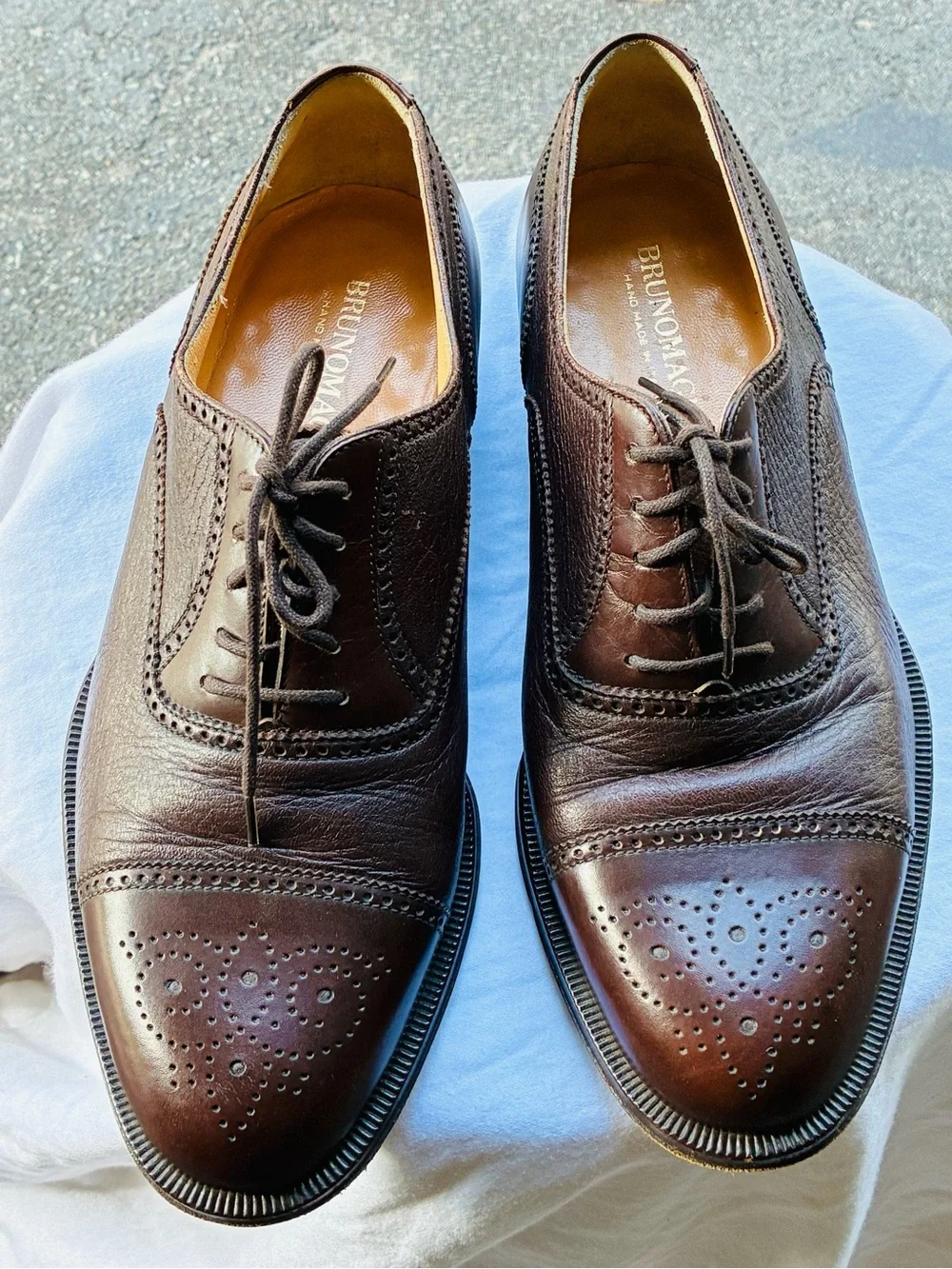 Bruno Magli Men's Charles Oxblood Oxfords, Size 8